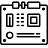 Icono de optimización y overclock de computadoras